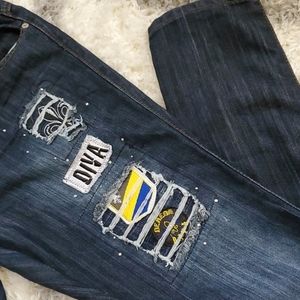 Beyoncé's Dereon Women's Distress Denim Sz.11/12